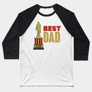 Best Dad Dundie Baseball T-Shirt